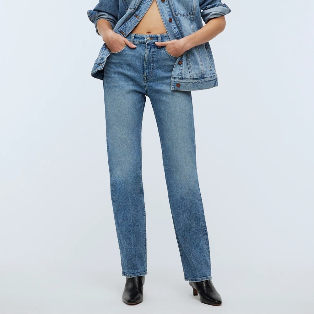 Madewell The '90s Straight Jeans Rondell Wash NWT Size 26